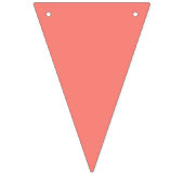 Strawberry Red to Soft Blue Gradient Wimpelkette (Dritte Fahne)