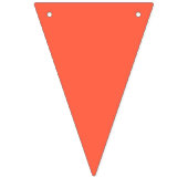 Strawberry Red to Soft Blue Gradient Wimpelkette (Erste Fahne)