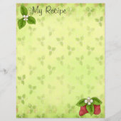 Strawberry-Rezept-Seite (Vorderseite)