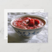 Strawberry Rhubarb Yogurt Postcard Postkarte (Vorne/Hinten)