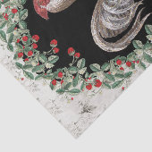 Strawberry Rooster One Seidenpapier (Ausschnitt)