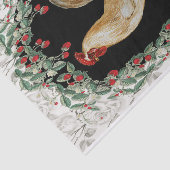 Strawberry Rooster Two Seidenpapier (Ausschnitt)