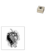 Strawberry Rubber Briefmarke Gummistempel (Stempel)