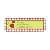 Strawberry-Rücksendeadresse (Vorne)