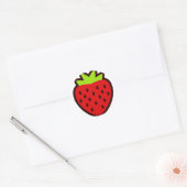 STRAWBERRY RUNDER AUFKLEBER (Umschlag)