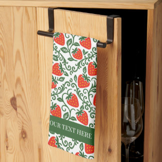 Strawberry Rustic Farmhouse French Country Geschirrtuch