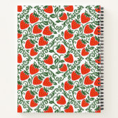 Strawberry Rustic Farmhouse French Country Recipe Notizblock (Rückseite)