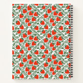 Strawberry Rustic Farmhouse French Country Recipe Notizblock (Rückseite)