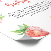 Strawberry - Sag nicht, Baby Poster (Ecke)