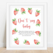 Strawberry - Sag nicht, Baby Poster