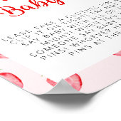 Strawberry Say Baby Shower nicht Poster (Ecke)