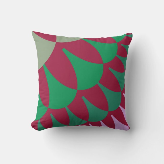 Strawberry Scales Kissen (Vorderseite)
