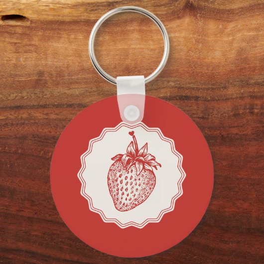Strawberry Schlüsselanhänger (Rückseite)