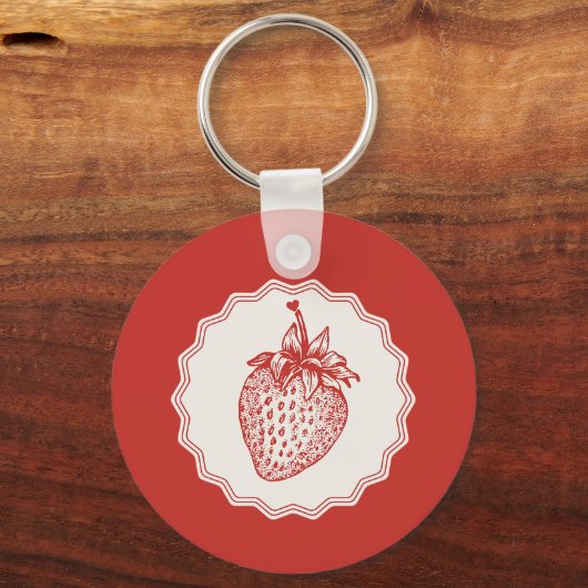 Strawberry Schlüsselanhänger (Vorderseite)