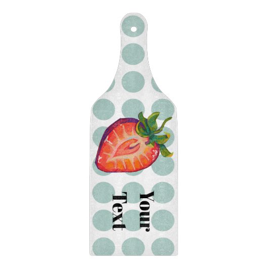 Strawberry schneidebrett (Vorderseite)