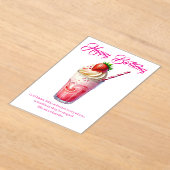 Strawberry Shake Christian Greeting Card Acryleinladungen (Ablage )