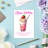 Strawberry Shake Christian Greeting Card Acryleinladungen (In Situ (Hochzeit))