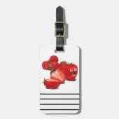 Strawberry Shock Gepäckanhänger (Vorderseite vertikal)