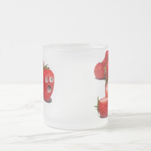 Strawberry Shock Mattglastasse (Mittel)