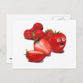 Strawberry Shock Postkarte (Vorne/Hinten)