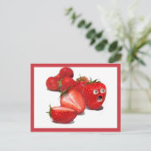 Strawberry Shock Postkarte (Stehend Vorderseite)