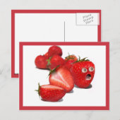 Strawberry Shock Postkarte (Vorne/Hinten)