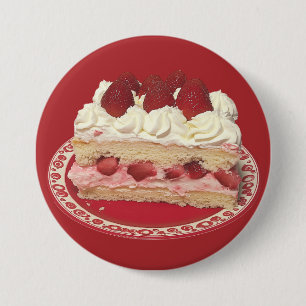 Strawberry Shortcake Delight Button