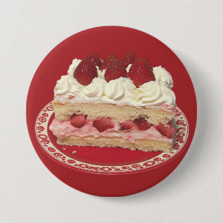 Strawberry Shortcake Delight Button
