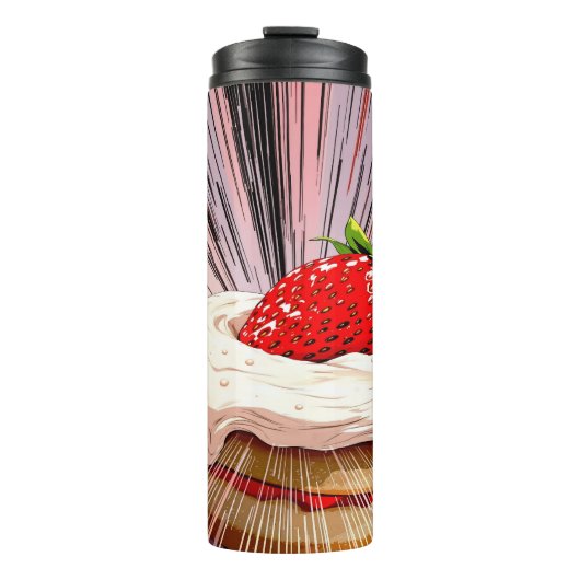 Strawberry Shortcake Nostalgia Thermosbecher (Vorderseite)
