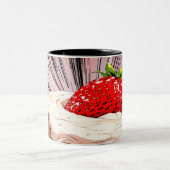 Strawberry Shortcake Nostalgia Zweifarbige Tasse (Mittel)