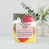 Strawberry Shortcake Postkarte (Stehend Vorderseite)