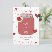 Strawberry Sie sind mein Marmelade-Klassenzimmer V Karte (Stehend Vorderseite)