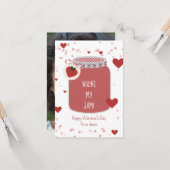 Strawberry Sie sind mein Marmelade-Klassenzimmer V Karte (Vorderseite/Rückseite Beispiel)