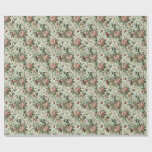 Strawberry Sins - Gotisches Barock Geschenkpapier (Flach)