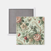 Strawberry Sins - Gotisches Barock Magnet (Vorderseite/Rückseite)