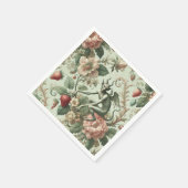 Strawberry Sins - Gotisches Barock Serviette (Ecke)