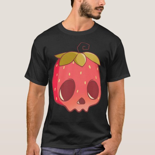 Strawberry Skull T-Shirt (Vorderseite)