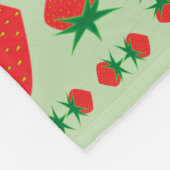 Strawberry Small Fleece Blanket (Ecke)