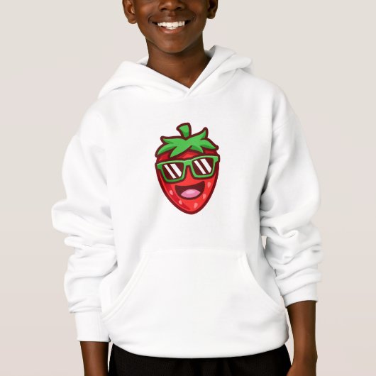 Strawberry Smiles Hoodie (Vorderseite)