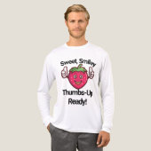 Strawberry Smiley Thumbs-Up Long Sleeve Shirt - FR (Vorderseite komplett)