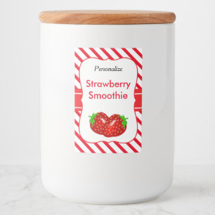 Strawberry Smoothie Lebensmitteletikett