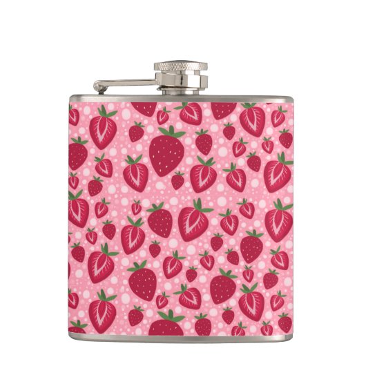 Strawberry Soda Flask Flachmann (Vorderseite)