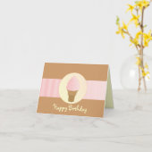 Strawberry Soft Serve Karte (Gelbe Blume)