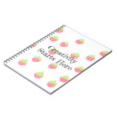 Strawberry Spiral NoteBook Notizblock (Linke Seite)