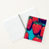 Strawberry spiral notebook notizblock (Innenseite)