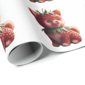 Strawberry Spitz Geschenkpapier (Rolleneckpunkt)