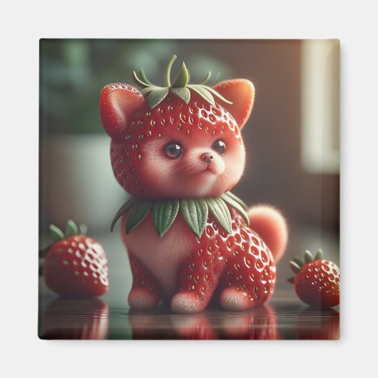 Strawberry Spitz Magnet (Vorne)