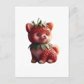 Strawberry Spitz Postkarte (Vorderseite)