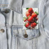 Strawberry Splash Button (Insitu)