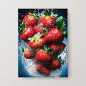 Strawberry Splash Button (Vorderseite)